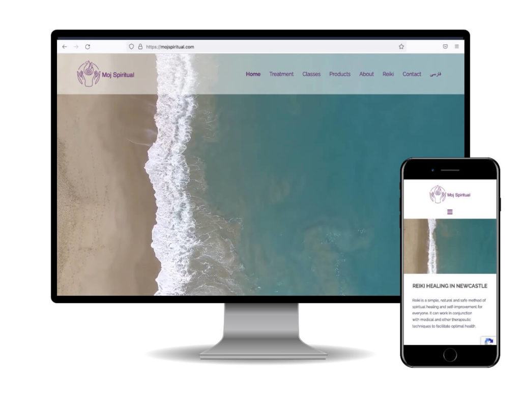 Reiki Website Design